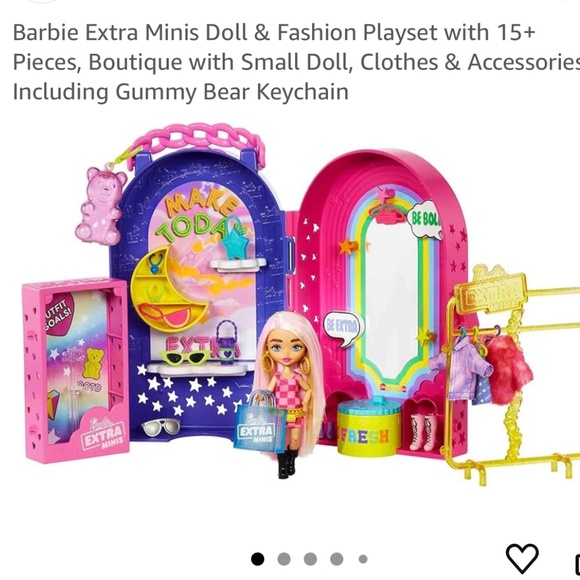 Barbie Extra 🛍️Mini Doll Fashion Boutique Closet with 🐶 Pets - Picture 2 of 14